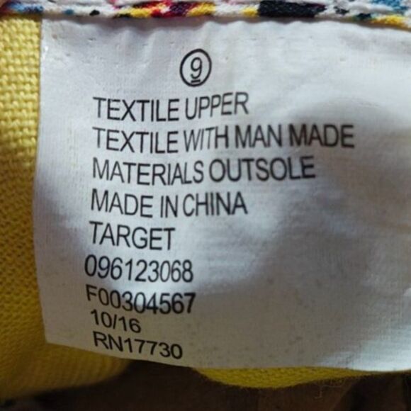 Women's Mossimo Shoes Size 9 Low Top Lace Up Sneakers Speckled Multi Colors - Picture 13 of 13